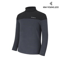 김영주 남성 양면 기모 마이크로 플리스 터틀넥 티셔츠 / 후리스 아웃도어 등산 골프 보온 기모티