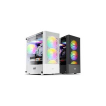 darkFlash DK200 MESH RGB ADVANCED 강화유리 (화이트), 단품