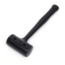 ZIO-BIZ 일체형 고무 망치 / 무진동 반진동 우레탄 사전점검 고무망치 미니망치 소형망치 타일망치 캠핑용망치 캠핑 해머 오함마 함마 수공구, 1개