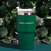 스타벅스 DT 스탠리 캔처 텀블러 591ml, 그린