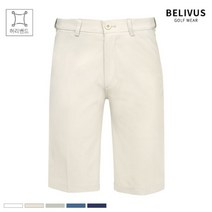 빌리버스 골프웨어 남자 반바지 BBLP002 밴딩 여름 면팬츠