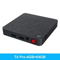 스틱PC 초 미니 PC MINIPC 안드로이드 피시 Beelink-T4 Pro PC 인텔 셀러론 N3350 윈도우즈 10 4GB DDR4 64GB eMMC 듀얼 HDMI USB, Intel N3350, 미국, T4 Pro