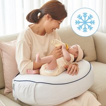 이몽 닿자마자 차가운 듀라론 냉감 스노우 쿨 수유쿠션(높은 손목보호 밀착)