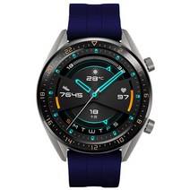 호환 시계줄22mm 화웨이 시계 GT/2/2e/pro 스트랩 삼성 기어 S3 프론티어 스포츠 실리콘 팔찌 갤럭시 3 45m