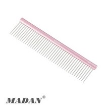 마단 푸들콤 스프레이콤 Spray Comb 강아지빗 엉킨털빗 푸들용빗, 7.5인치 19Cm 칼라콤 MAC-190W Pink