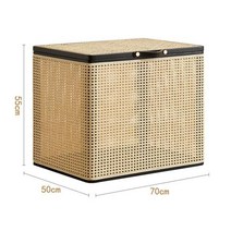 북유럽 엔틱 감성 캠핑 대형 수납 바구니 바스켓, 3.블랙(특대형 )