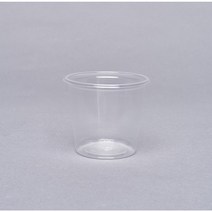 다용도 원형 용기 소스컵 반찬컵 다용도 3호 대 투명 165ml, 2000개