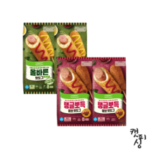 풀무원 올바른 핫도그 탱글뽀득 핫도그 2종 16개입, 올바른8개+탱글뽀득8개