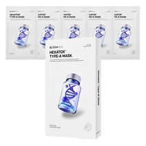 헥사톡스 바르는 보톡스 앰플 펩타이드 주름개선/리프팅/탄력 팩 30g 블룸힐 마스크팩, 3박스, 5개입
