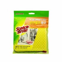 런유 BTM 3M 물기가 남지않는 천연펄프 행주 노랑 상품