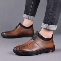 [모피어스]남성 가죽 캐주얼화 로퍼 스니커즈 슬립온 BKCA2096