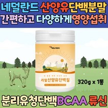 성인 시니어 중년 어른 네덜란드 고영양 산양유 단백질 분말 우유 분유 BCAA 분리유청단백 밀크칼슘 프로틴 보충제 goat milk protein powder, 1통