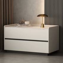 심플한 협탁 침대 사이드 2단 큐브 수납장 서랍장, 풀세트(개장 없이 바로 사용 가능), 2.아이보리