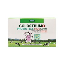 Colostrum 콜로스트럼 초유 80IgG 유산균 캔디 90정 3병 네이쳐스탑, 기본, 2개(4%할인)