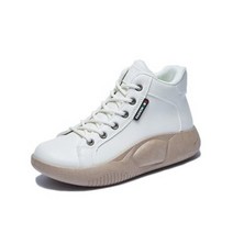 여성 잉글리시 워커 부츠 워커 부츠 하이탑 스니커즈