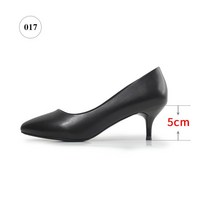 여성 블랙 정장 승무원 호텔 직원 면접 구두 신발 여자 편한 전문 쿠션 하이힐 가죽 뾰족한