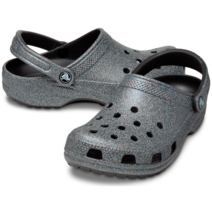 크록스 클래식 글리터 클로그 홀로그램 아이코닉 방수 초경량 쿠션 풋베드 CLASSIC GLITTER CLOG