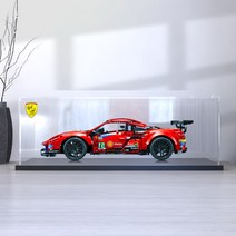 레고 테크닉 페라리 488 GTE af corse 51 전시장 42125 아크릴 디스플레이 케이스 진열장 타입, B + 1개