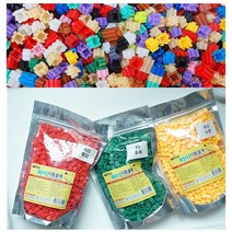 mytoys 디폼블럭 8mm 300개 리필팩 33색상 캐릭터 도안집제공, 1000개 #7 연파랑