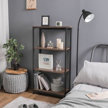 [아이리스] 4단 우드 철제 선반 수납선반 SWR-6212 SWR 시리즈, 스틸우드랙 4단 SWR-6212