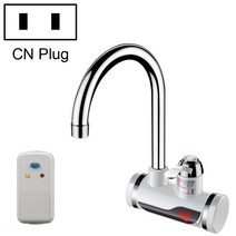 Kitchen Instant Electric Hot Water Faucet Hot y Cold Water Heater CN Plug Specification: Digital Leakage Protection Side Water Inlet, 상세페이지 참조
