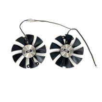 조텍 2 피스 0.35A GA91S2H 4 핀 GTX 980 GPU 냉각 팬 Zotac Geforce 960 Amp 980Ti GTX950 2Gb 그래픽 카드 쿨러 팬용, [01] 2 PCS, 01 2 PCS