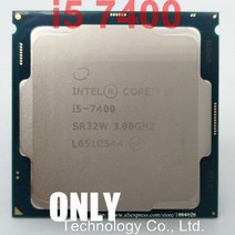 I3 2120오리지널 프로세서 인텔 i5 7400 쿼드 코어 3.0GHz LGA 1151 TDP 65W 6MB 캐시 14nm HD 그래픽 데, 한개옵션0