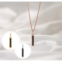 로이드[인기폭발]나만의 커스텀 쥬얼리=오닉스 렉탱글 14K 펜던트 LPP20C20G=동아백화점 수성점
