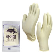 마이핸 쎄라손 미용 고무장갑 S, 10개