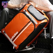 스노우보드 신발 수납 헬멧 보드 부츠 스키 가방, 오렌지블랙C타입, 0cm