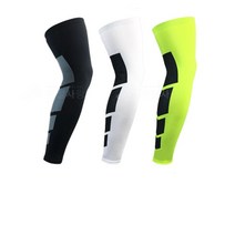 런닝 축구 농구 하체 무릎 보호대2p1set 스포츠용품, 블랙 L