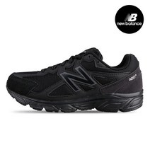 [뉴발란스(스포츠)] (국내매장판)뉴발란스 480 V5 여성 남자 런닝 운동화 트리플블랙