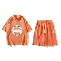 카라셔츠 여름 캐주얼 룩 와플티셔츠 와이드 루즈핏 오부바지 트렌드 A150TZ2203 7 P65 4993374243