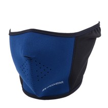 지원군몰 국산 기모 네오프렌 라이딩 자전거마스크 간편한 탈부착형 겨울 안면마스크, 곤색