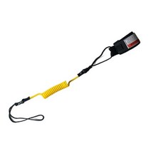 패들보드 웨이크 서핑 TPU 보드 앵클 스트랩 가죽 끈 서핑용 액세서리 스탠드업 패들 핸드 로프, Yellow