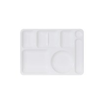 삼광 플라스틱 PC 식당 업소용 학교 회사 푸드 병원 단체급식용 성인 4찬 PC식판, SKO-3300