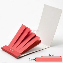 80pcs 어린이 화학 콩고 빨간색 시험지 화학 실험 소모품 실험 용품 교육 도구