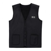 배달대행조끼 열선조끼 usb발열조끼 7 지역 난방 조끼 남성여성 캐주얼 -넥 가열 조끼 스마트 제어 온도 가열 재킷 면화 코트 겨울 사냥