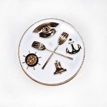 패치 P22 와펜 마크 자수 야상 패치 브로치