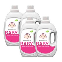 아토세이프 유아 섬유유연제 파우더향 2L 4개, 단품