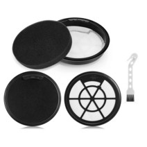 Eureka NEN110B Whirlwind Bagless 경량 유선 진공 청소기 부품 용 IG-3 개 교체 HEPA 필터, 01 Black