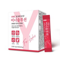 HWC 이너솔루션 여성유산균 질유산균 2g x 30포 x 2박스