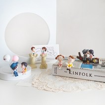 라스무스 귀여운 차량 피규어, 독서커플