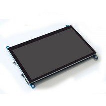 7 인치 터치 스크린 모니터 패널 hdmi 라즈베리 디스플레이 LCD DIY 정전 용량 HDMI 디스플레이 1024x600 휴대용 HD, 7inch IPS