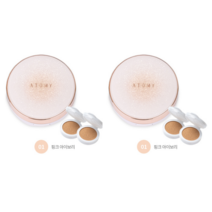 애터미 골드 콜라겐 앰플 쿠션 핑크 아이보리 본품2개+리필4개