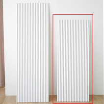 쿠셔니 간편하게 붙이는 셀프 접착식 반달 템바보드 1000mm 1개, 화이트