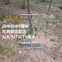 구근파종기 구멍삽 모종천공기 한손모종이식기 깨파종기 양파 인공 심기 양파 기계 파종기 파 포크 자동 펀칭 도구 양파 심기 야채 이식 묘목 이식기, 치아 16개(치아에서 3cm까지 제거 가능)