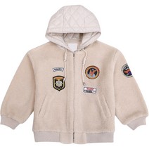 도오빠 펌드펄리SA 주니어 집업 점퍼 아우터 후드 후리스