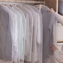 깔끔한보관 방수 옷커버 행거커버 세탁소비닐, 사이즈, 1개
