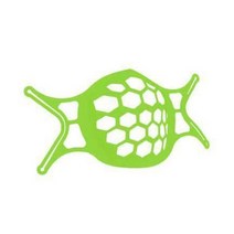 식물지지대 고정 클립 서포트링 화초케이블 클립 3d 성인 마스크 홀더 별도의 코 입 지원 호흡 보조 내부 쿠션 브래킷 실리콘 마스크 통기성 홀더, 협력사, 녹색 1pc